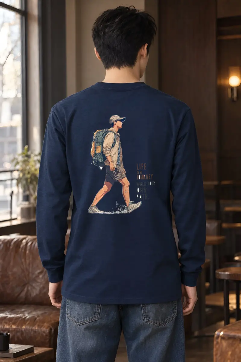 "Walk Your Own Path" Unisex Longsleeve T-shirt
