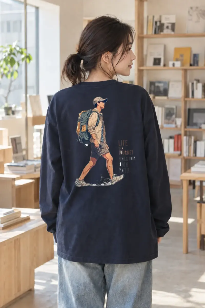 "Walk Your Own Path" Unisex Longsleeve T-shirt | Gildan 2400