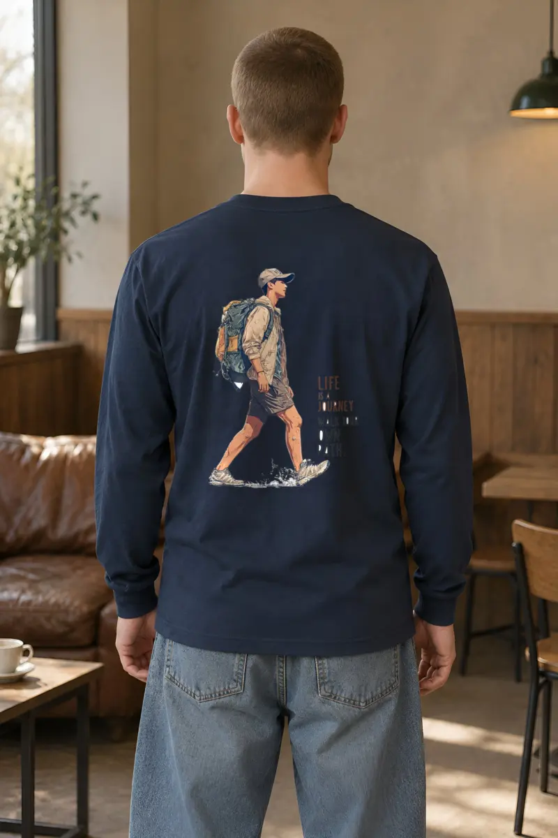 "Walk Your Own Path" Unisex Longsleeve T-shirt