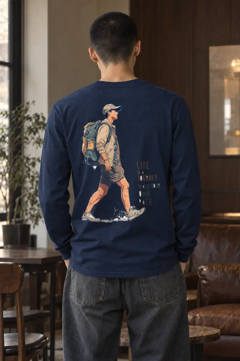 "Walk Your Own Path" Unisex Longsleeve T-shirt | Gildan 2400