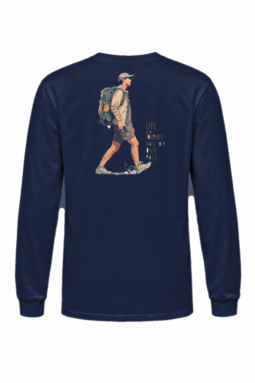 "Walk Your Own Path" Unisex Longsleeve T-shirt | Gildan 2400