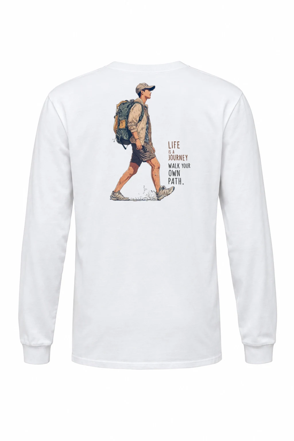 "Walk Your Own Path" Unisex Longsleeve T-shirt | Gildan 2400
