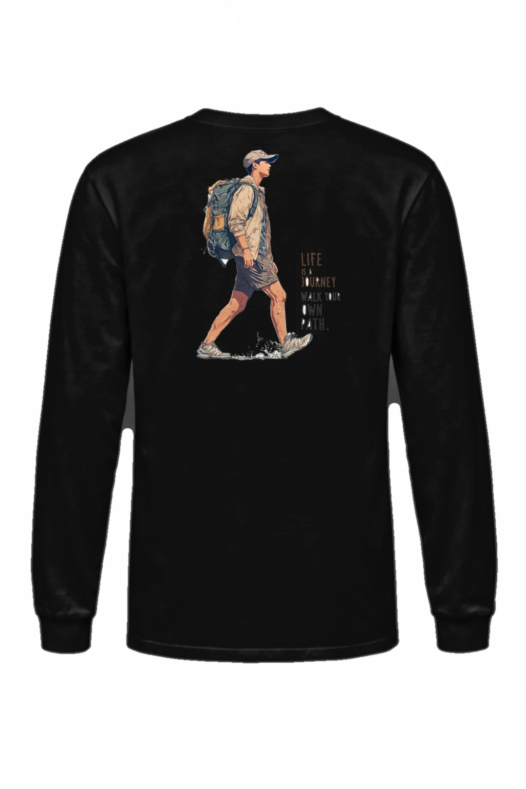 "Walk Your Own Path" Unisex Longsleeve T-shirt | Gildan 2400