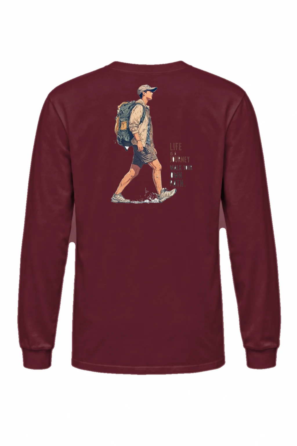 "Walk Your Own Path" Unisex Longsleeve T-shirt | Gildan 2400