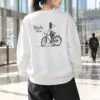 "Wander Free Bicycle" Heavy Blend Unisex Crewneck Sweatshirt | Gildan 18000