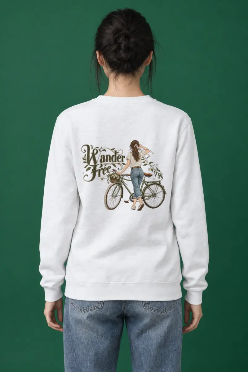 "Wander Free" Heavy Blend Unisex Crewneck Sweatshirt