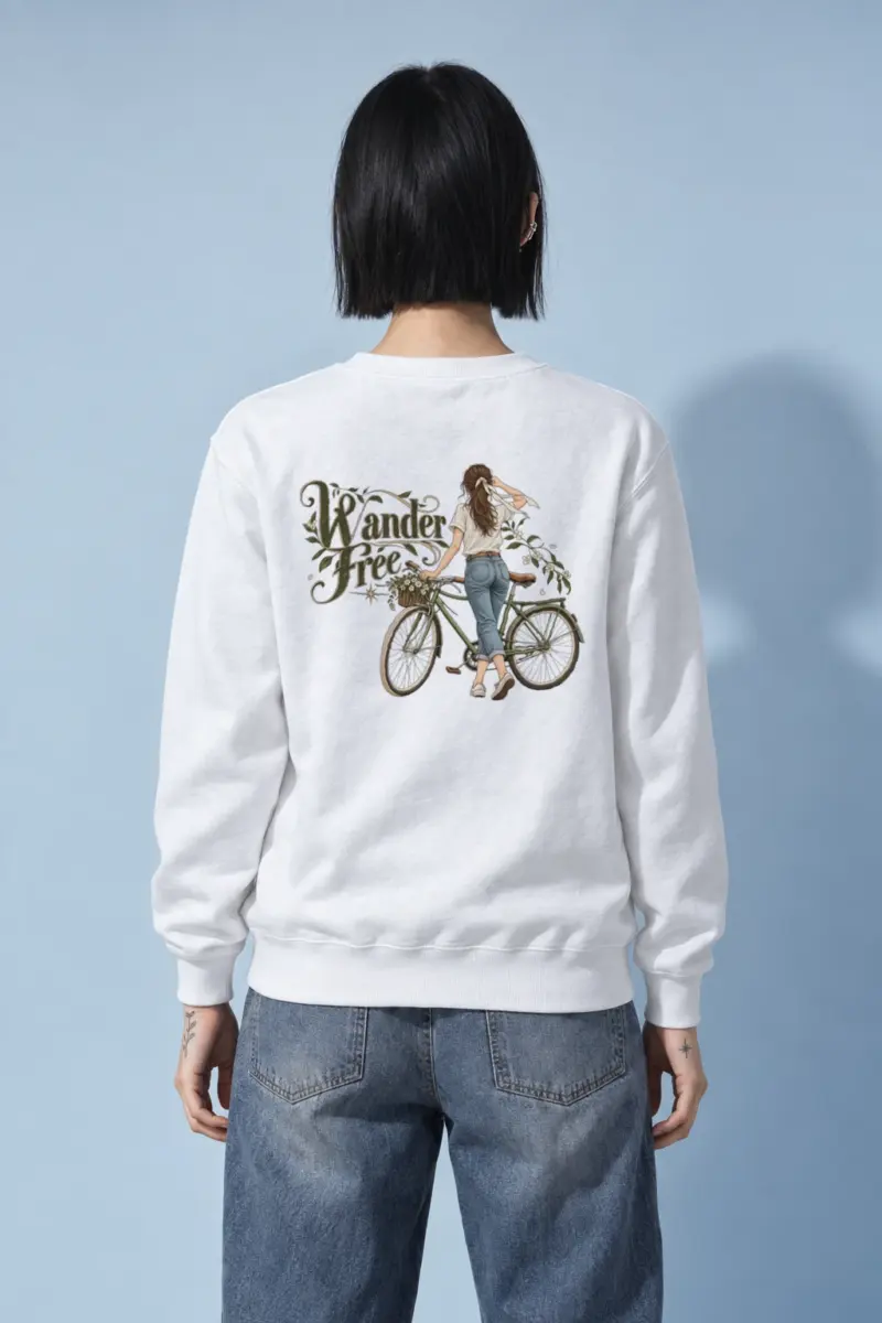"Wander Free" Heavy Blend Unisex Crewneck Sweatshirt