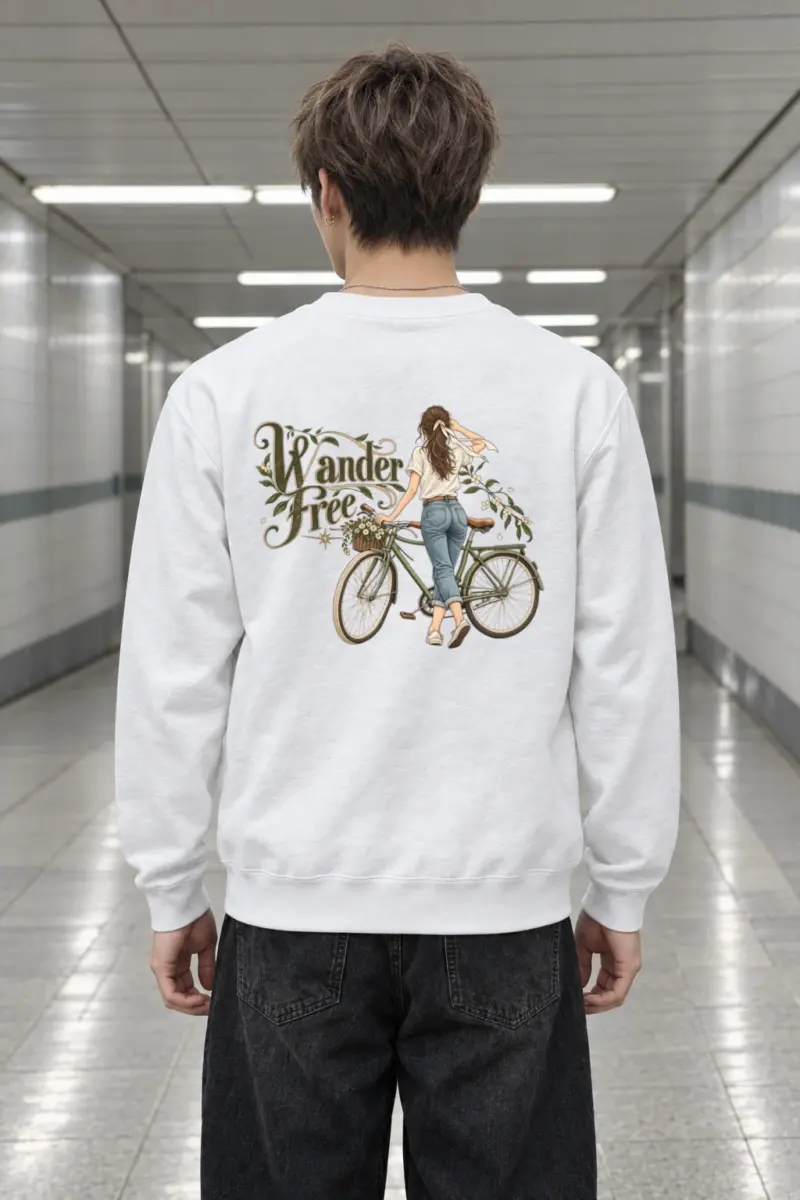 "Wander Free" Heavy Blend Unisex Crewneck Sweatshirt