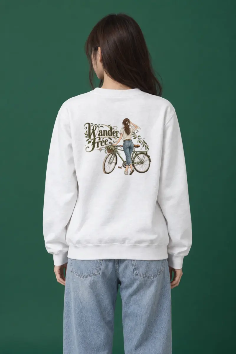 "Wander Free" Heavy Blend Unisex Crewneck Sweatshirt