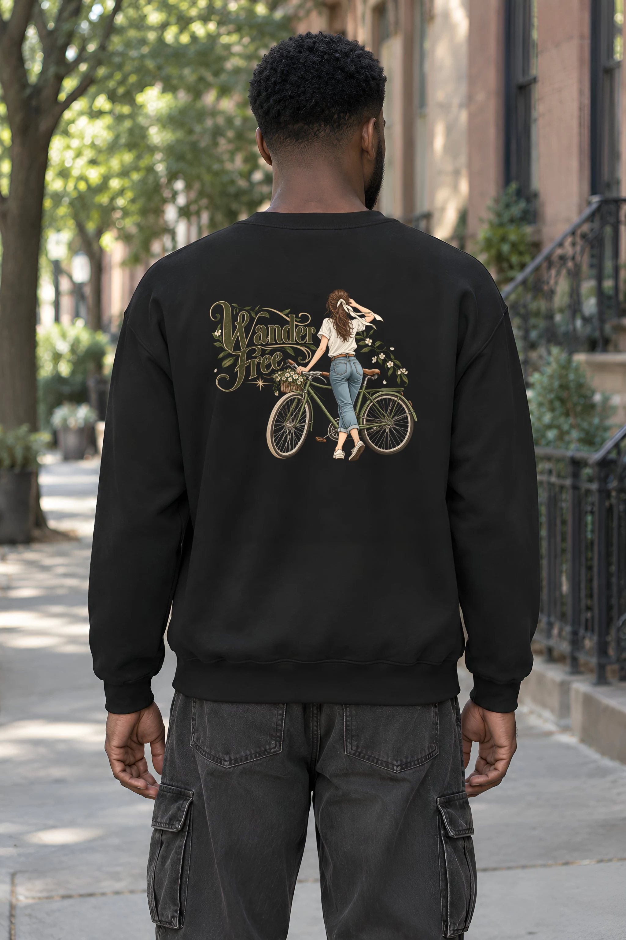 "Wander Free" Heavy Blend Unisex Crewneck Sweatshirt