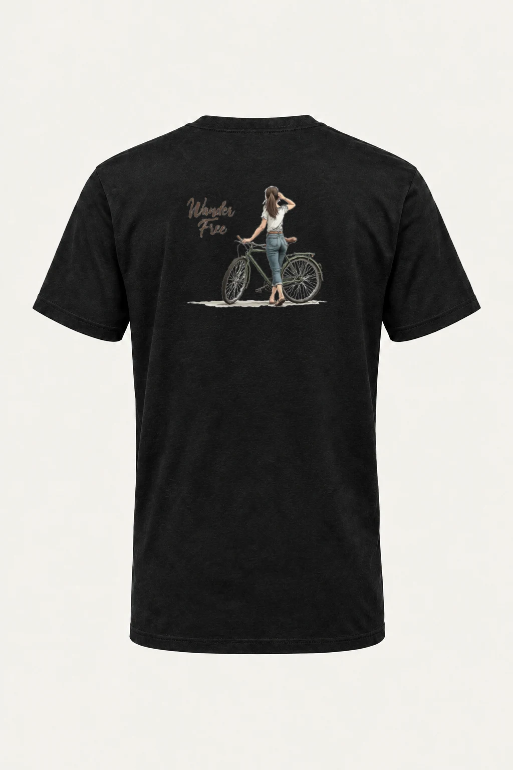 "Wander Free" Heavyweight Unisex Crewneck T-shirt | Gildan 5000