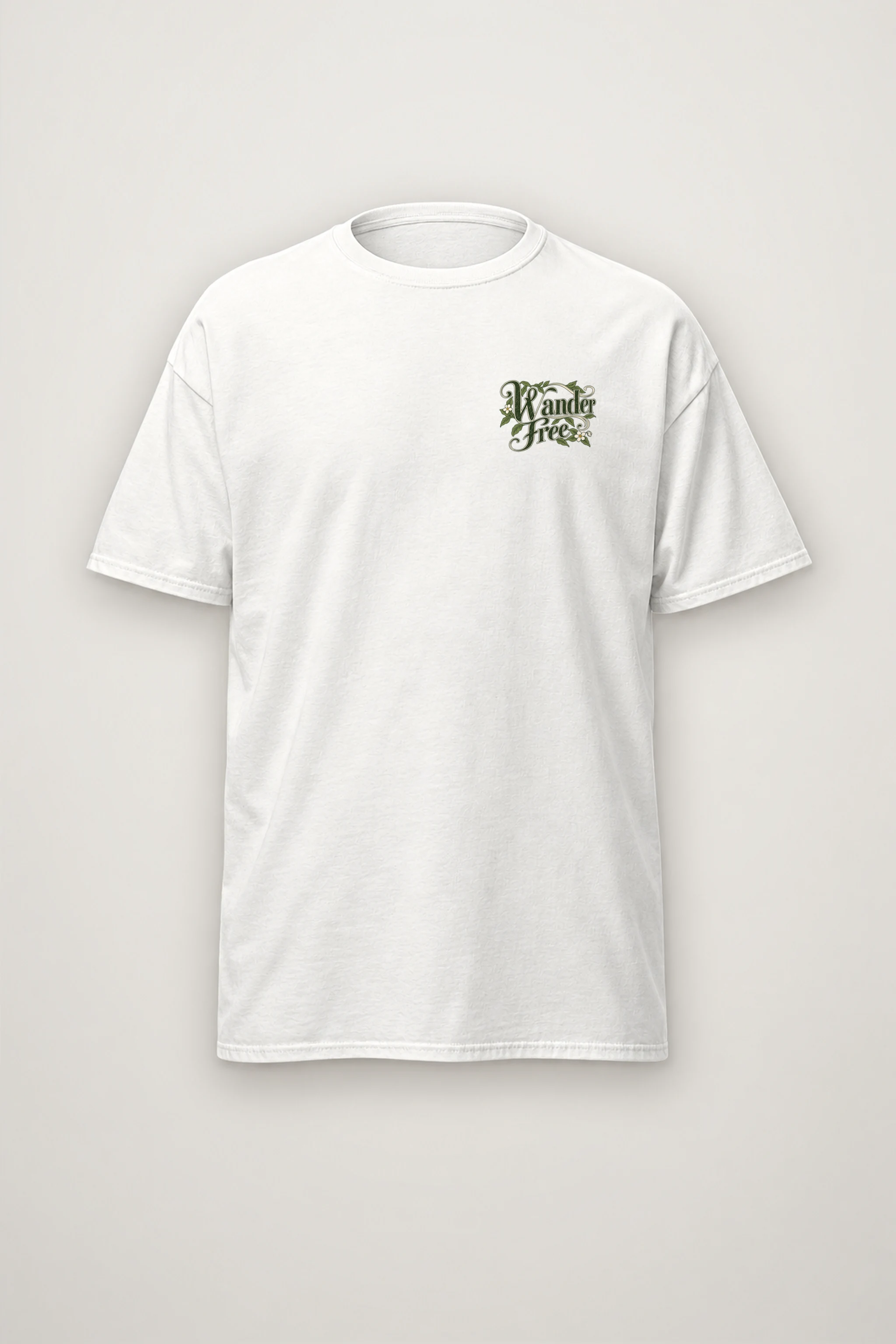 "Wander Free" Heavyweight Unisex Crewneck T-shirt