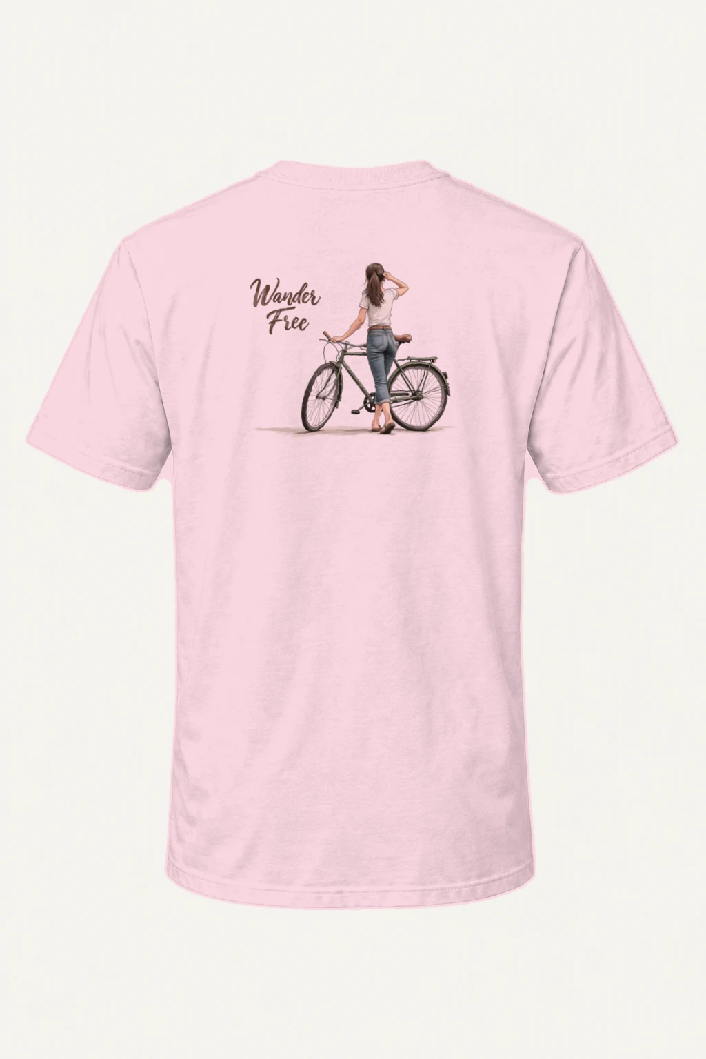 "Wander Free" Heavyweight Unisex Crewneck T-shirt | Gildan 5000
