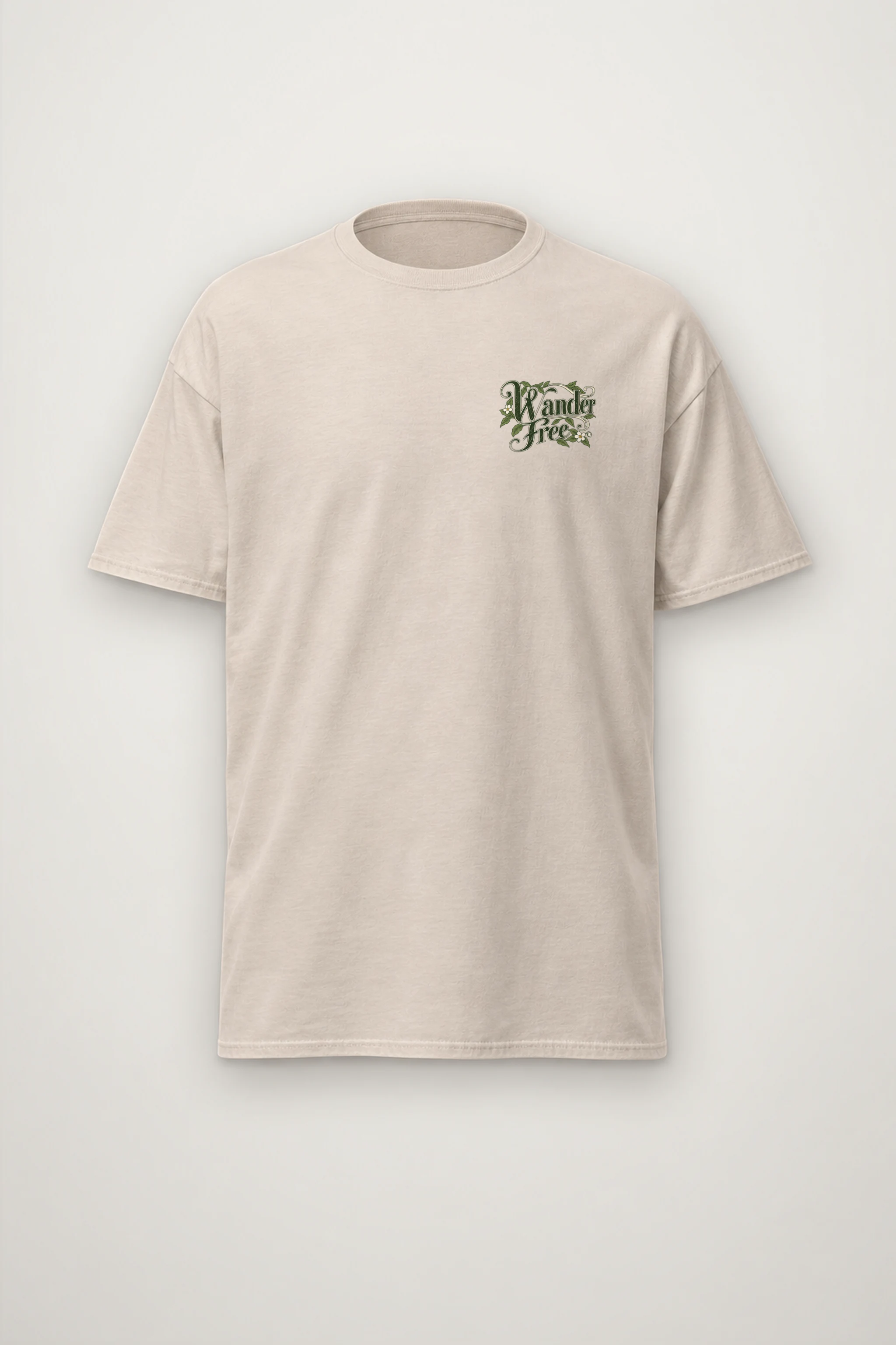 "Wander Free" Heavyweight Unisex Crewneck T-shirt