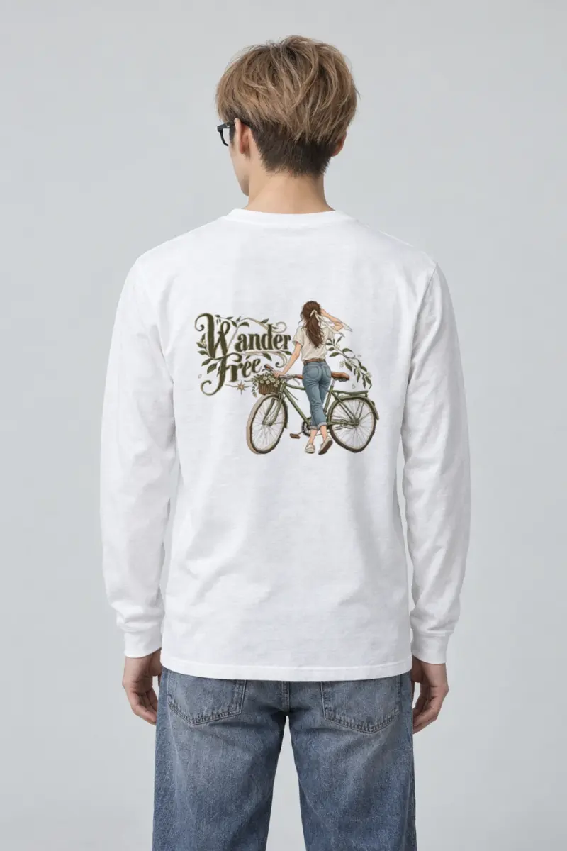 "Wander Free" Unisex Longsleeve T-shirt | Gildan 2400
