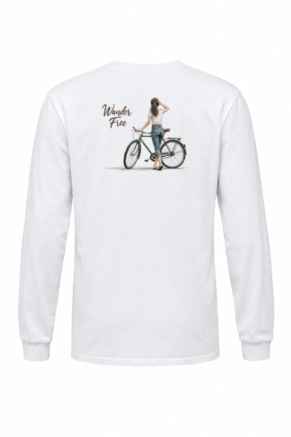 "Wander Free" Unisex Longsleeve T-shirt | Gildan 2400