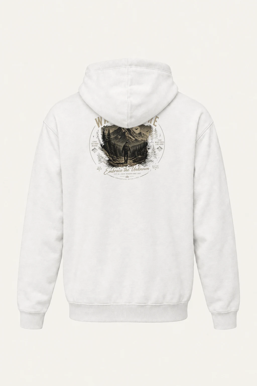 "Wander More" Heavy Blend Unisex Pullover Hoodie | Gildan 18500