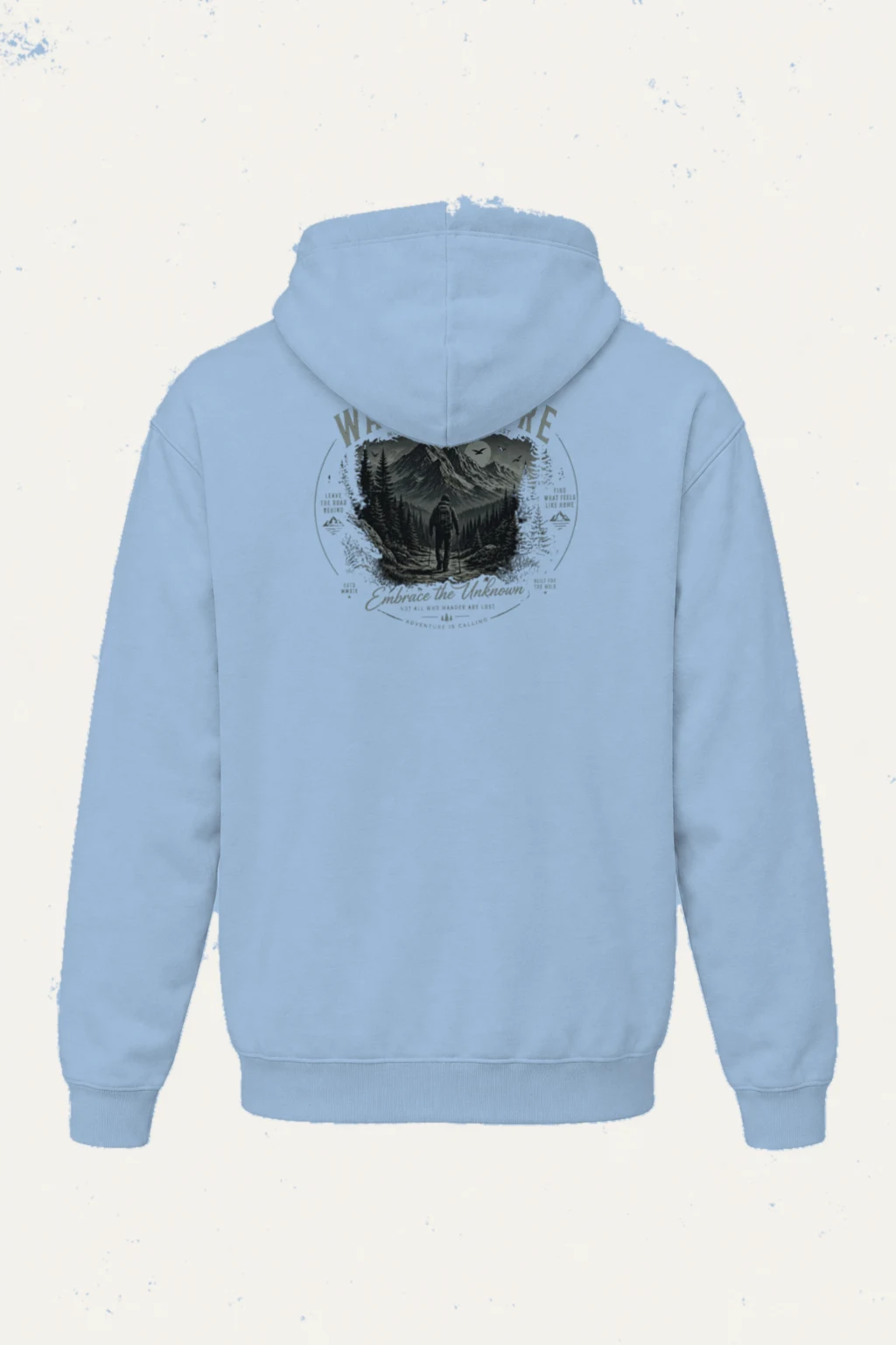 "Wander More" Heavy Blend Unisex Pullover Hoodie | Gildan 18500