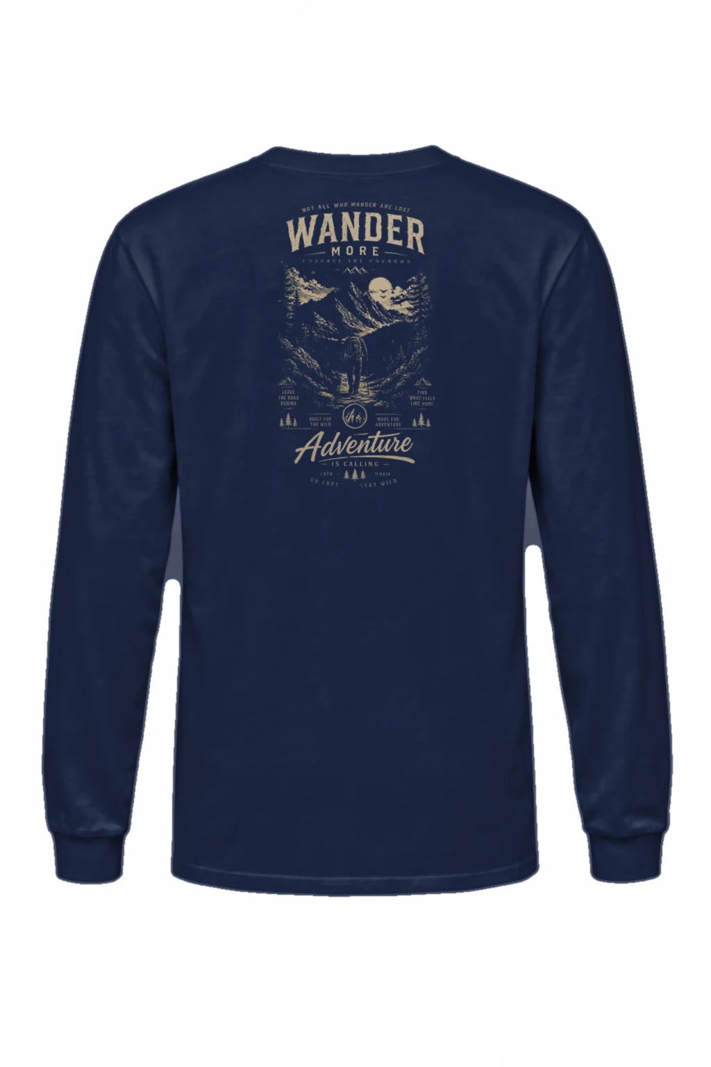 "Wander More" Unisex Longsleeve T-shirt | Gildan 2400