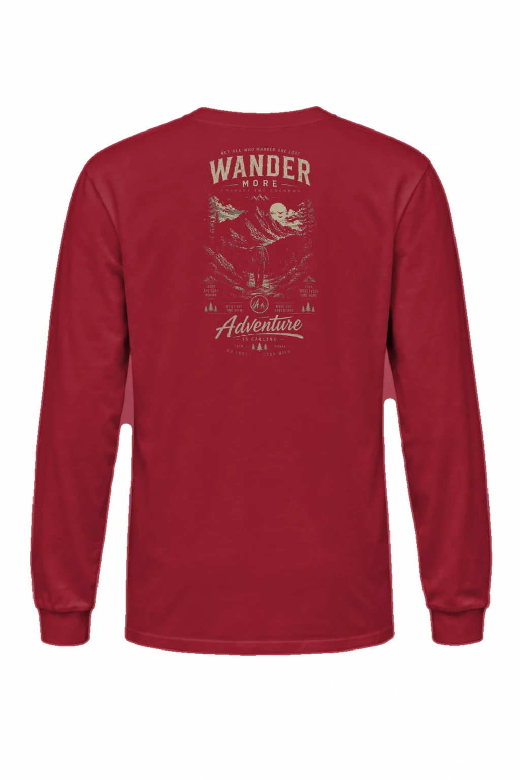 "Wander More" Unisex Longsleeve T-shirt | Gildan 2400