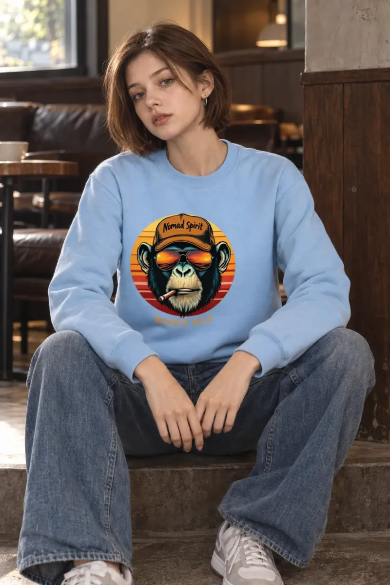 "Wander Wild" Heavy Blend Unisex Crewneck Sweatshirt