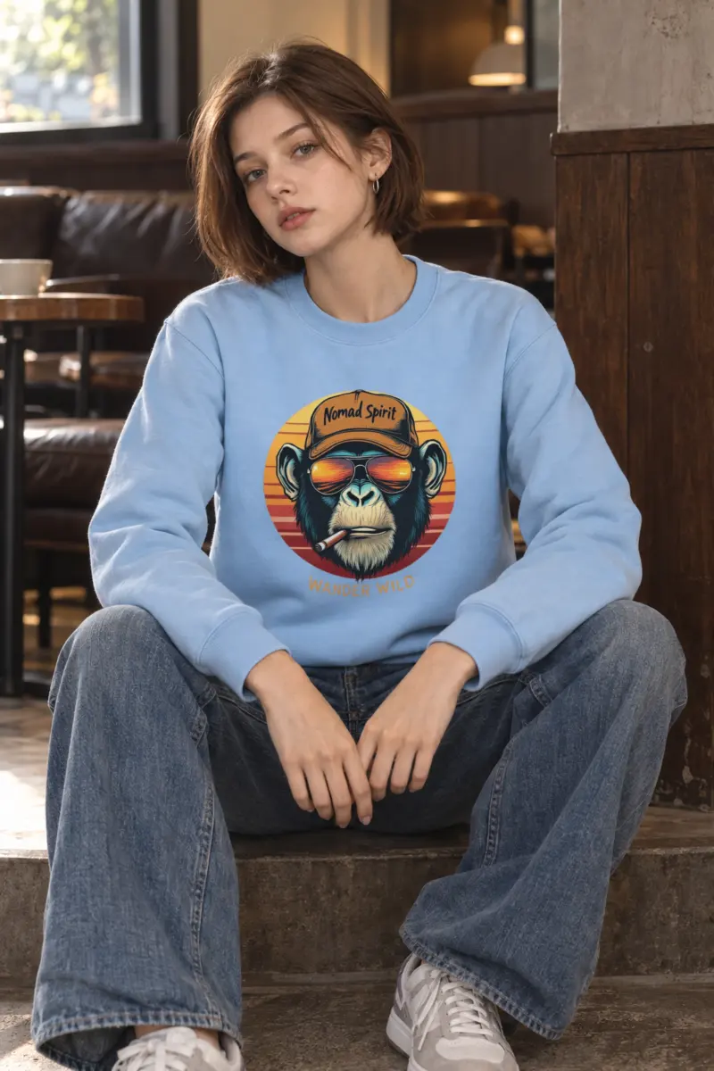 "Wander Wild" Heavy Blend Unisex Crewneck Sweatshirt