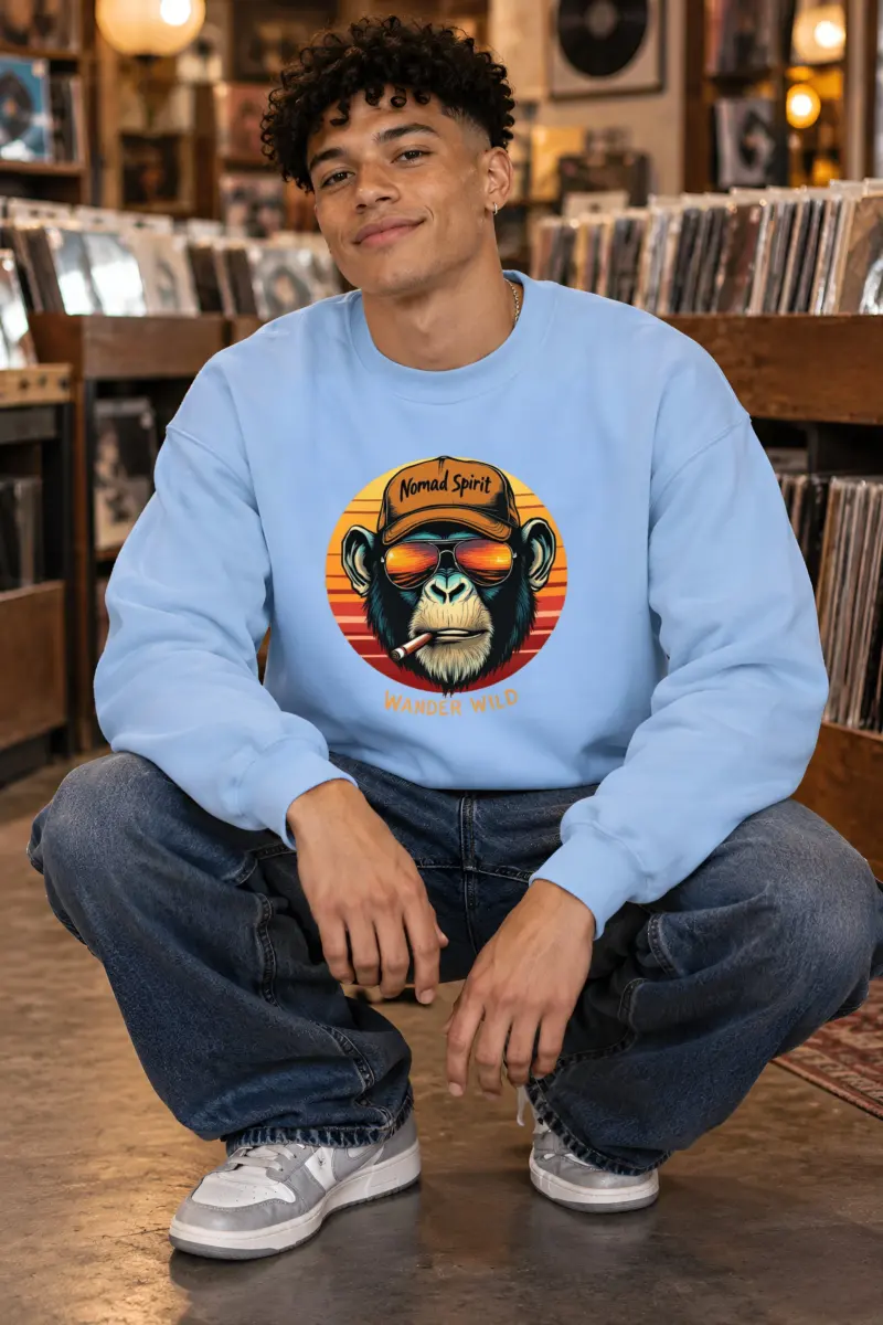 "Wander Wild" Heavy Blend Unisex Crewneck Sweatshirt