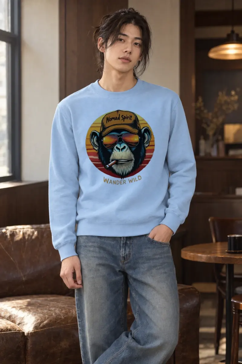 "Wander Wild" Heavy Blend Unisex Crewneck Sweatshirt