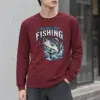"Want To Go Fishing" Unisex Longsleeve T-shirt