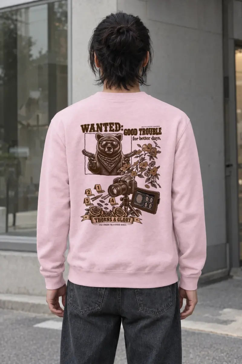 "Wanted Good Trouble" Heavy Blend Unisex Crewneck Sweatshirt