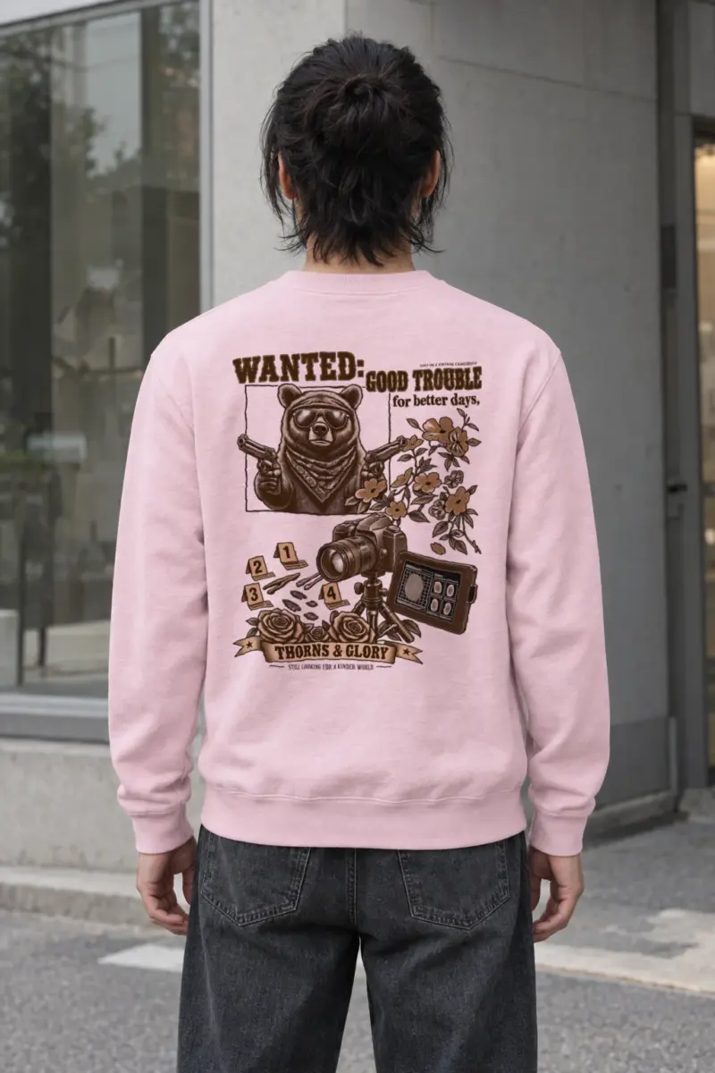 "Wanted Good Trouble" Heavy Blend Unisex Crewneck Sweatshirt