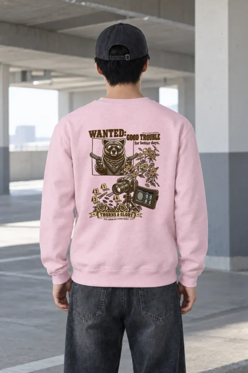 "Wanted Good Trouble" Heavy Blend Unisex Crewneck Sweatshirt