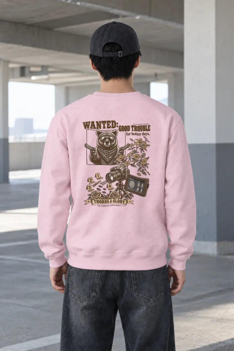 "Wanted Good Trouble" Heavy Blend Unisex Crewneck Sweatshirt