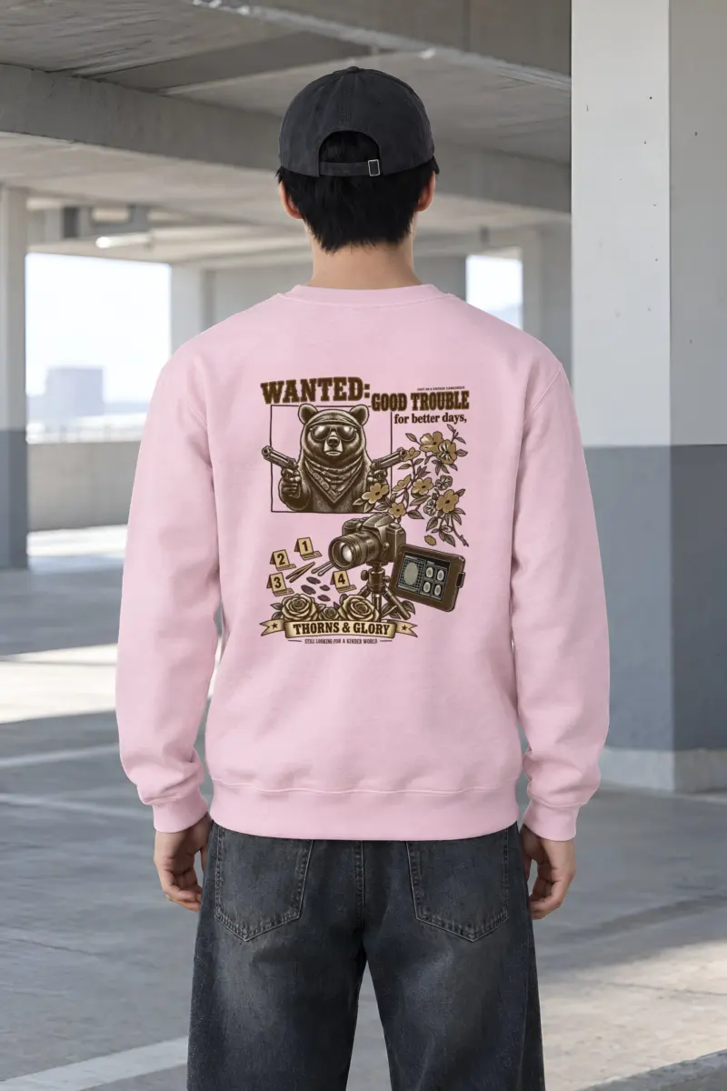 "Wanted Good Trouble" Heavy Blend Unisex Crewneck Sweatshirt