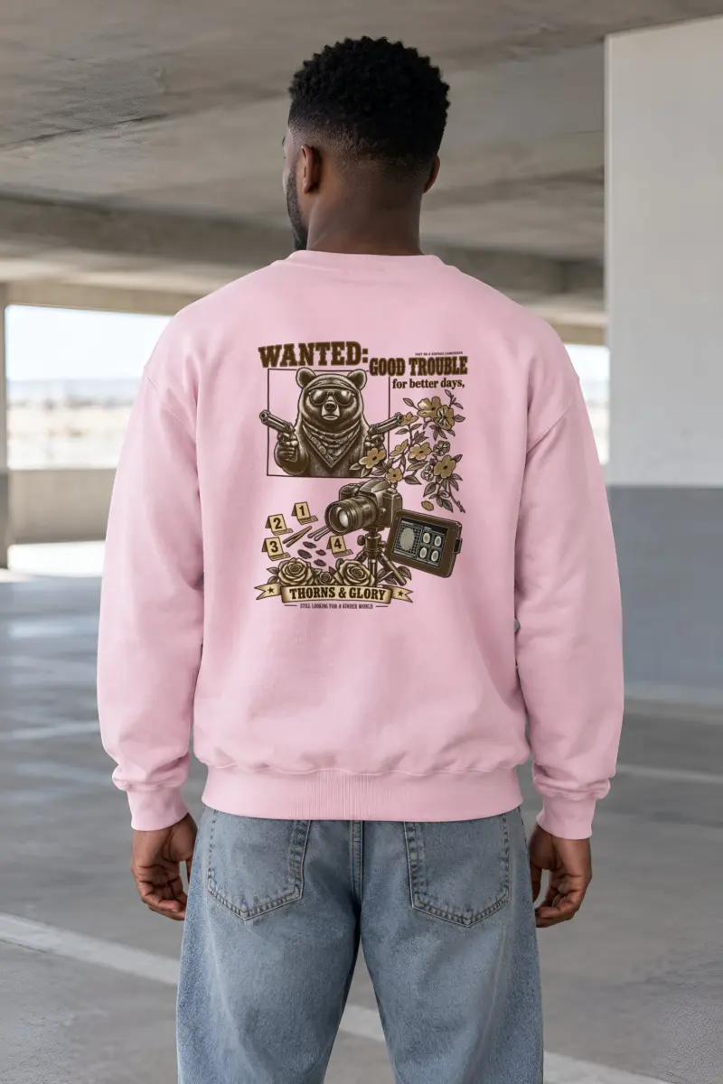 "Wanted Good Trouble" Heavy Blend Unisex Crewneck Sweatshirt