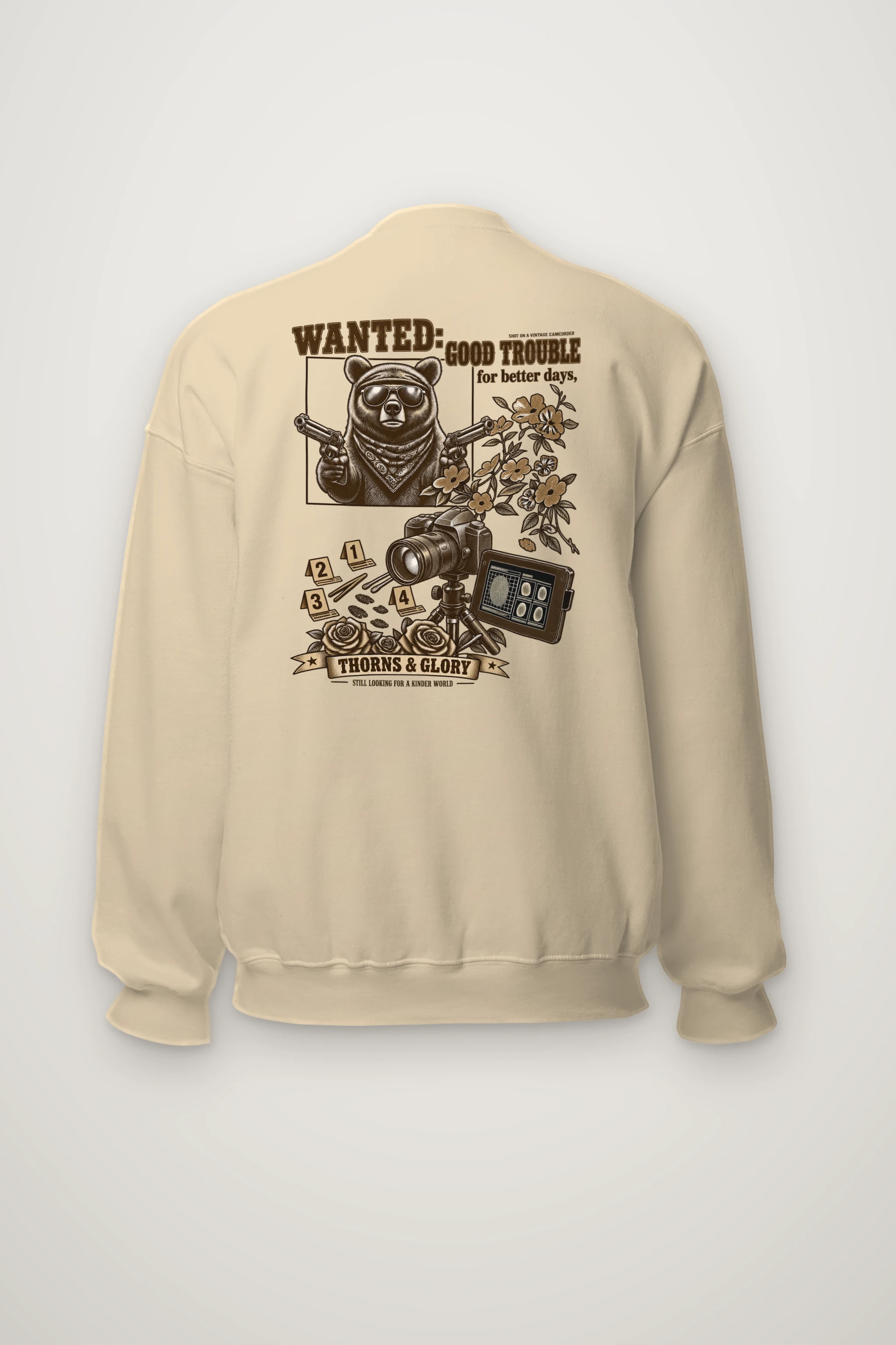 "Wanted Good Trouble" Heavy Blend Unisex Crewneck Sweatshirt