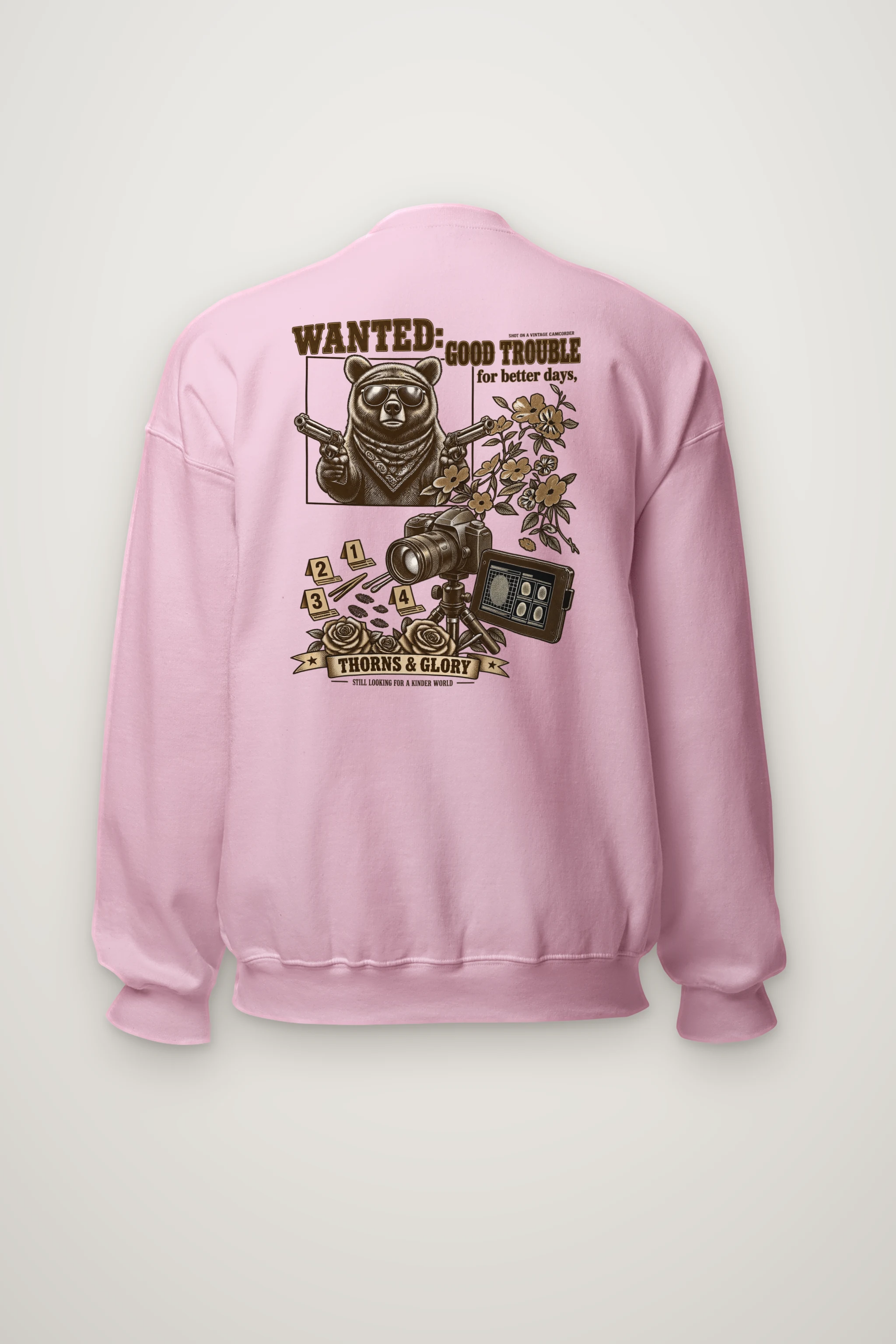"Wanted Good Trouble" Heavy Blend Unisex Crewneck Sweatshirt