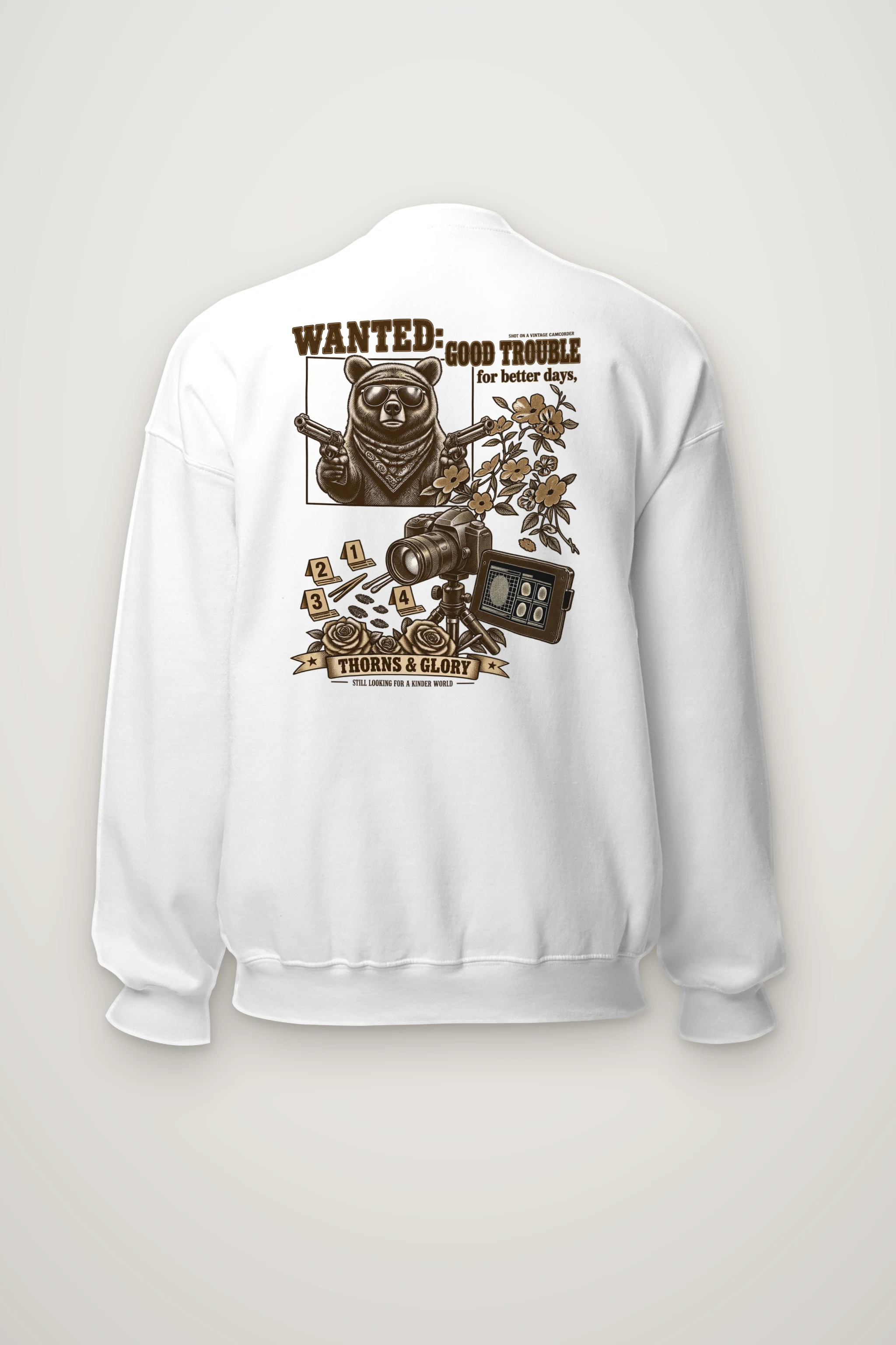 "Wanted Good Trouble" Heavy Blend Unisex Crewneck Sweatshirt