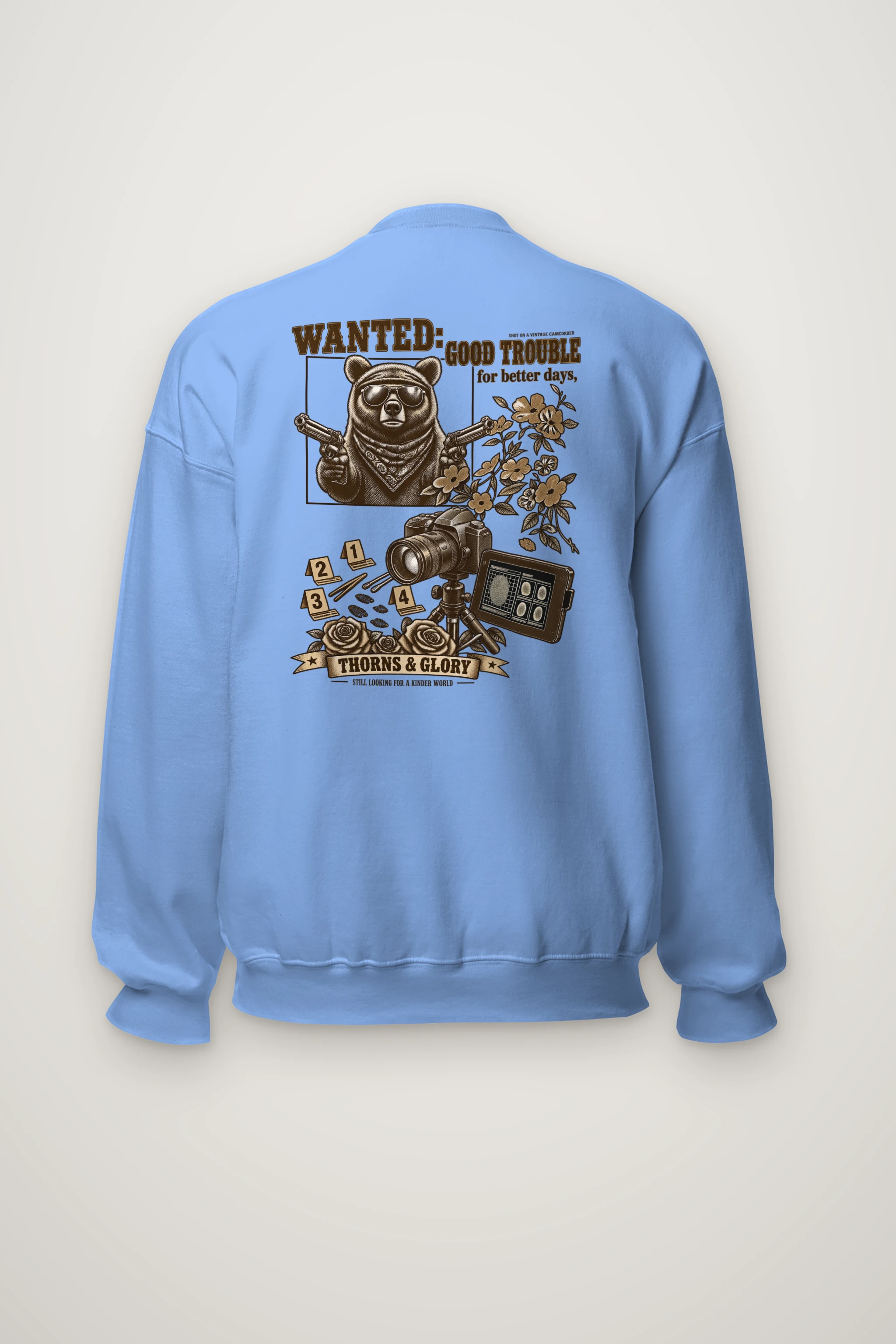 "Wanted Good Trouble" Heavy Blend Unisex Crewneck Sweatshirt