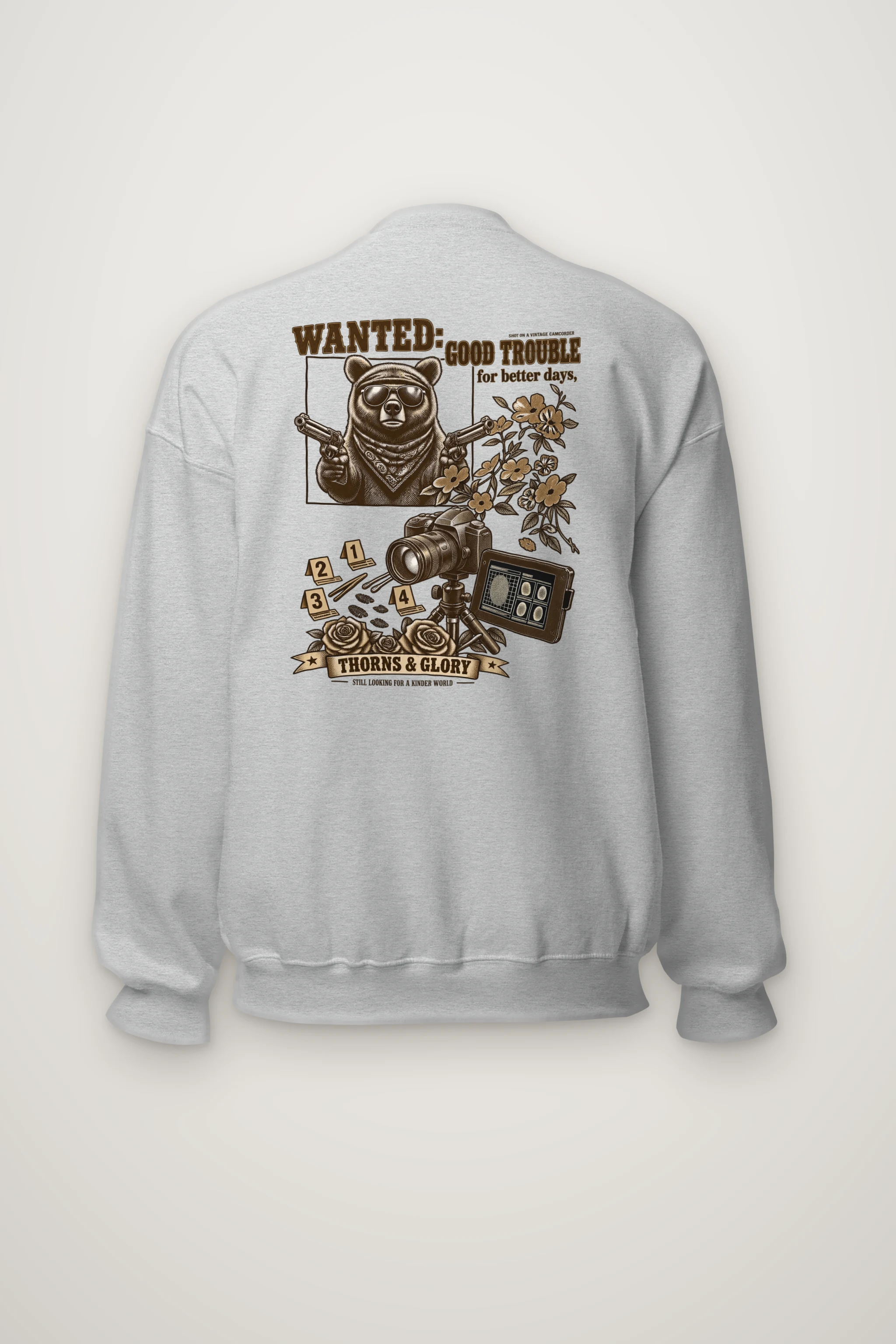"Wanted Good Trouble" Heavy Blend Unisex Crewneck Sweatshirt
