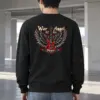 "War Angel Guitar" Heavy Blend Unisex Crewneck Sweatshirt