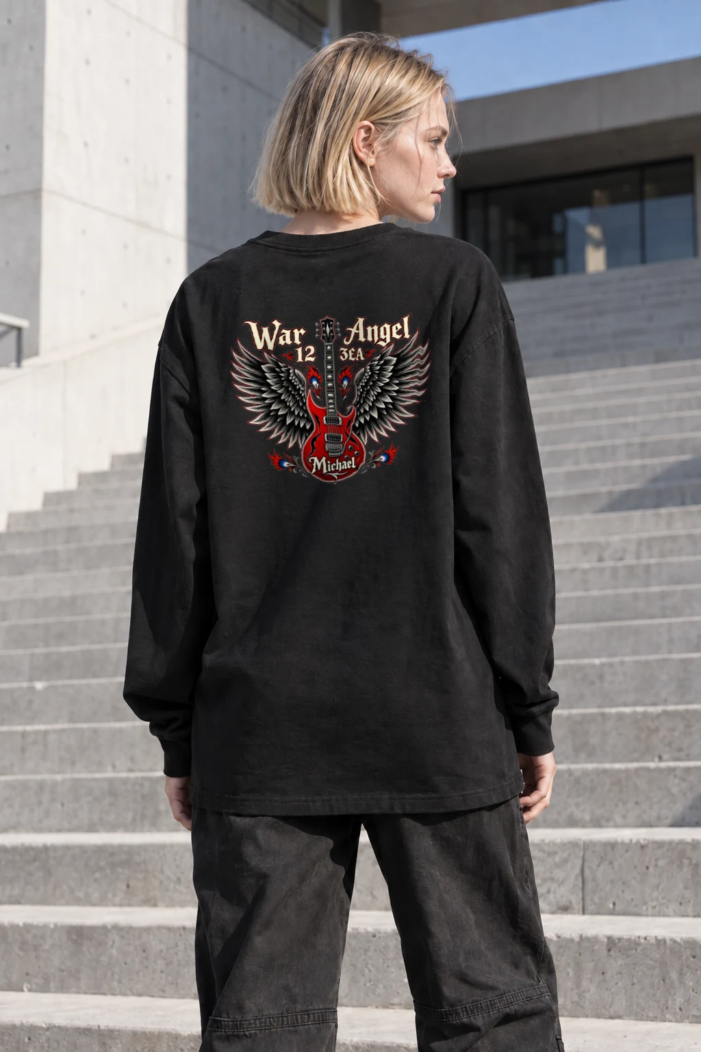 "War Angel" Unisex Longsleeve T-shirt | Gildan 2400