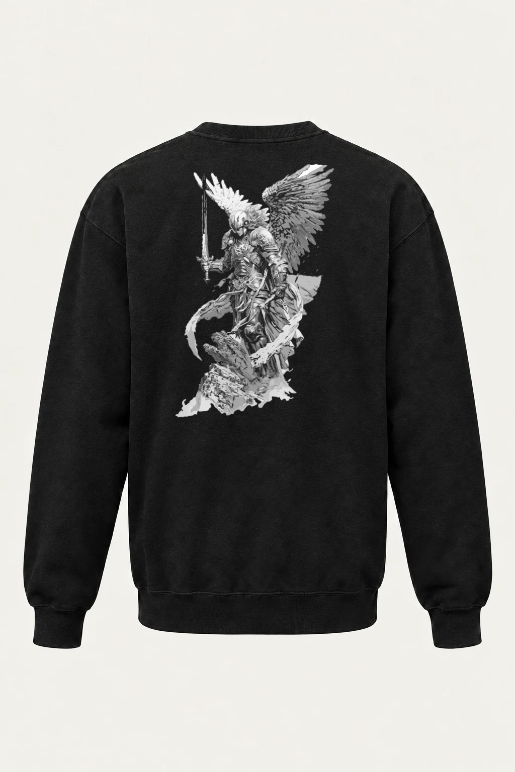 "Warload Angel" Heavy Blend Unisex Crewneck Sweatshirt | Gildan 18000