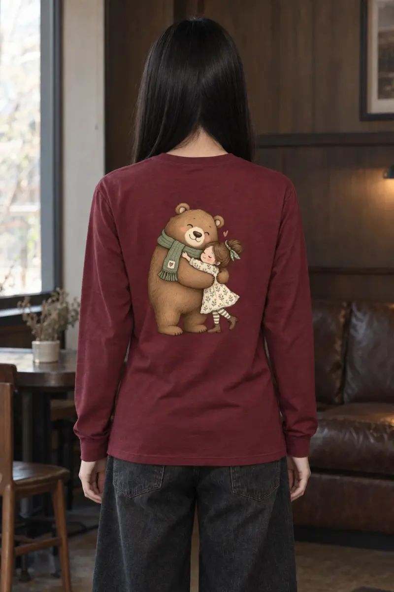 "Warm Bear Hug" Unisex Longsleeve T-shirt