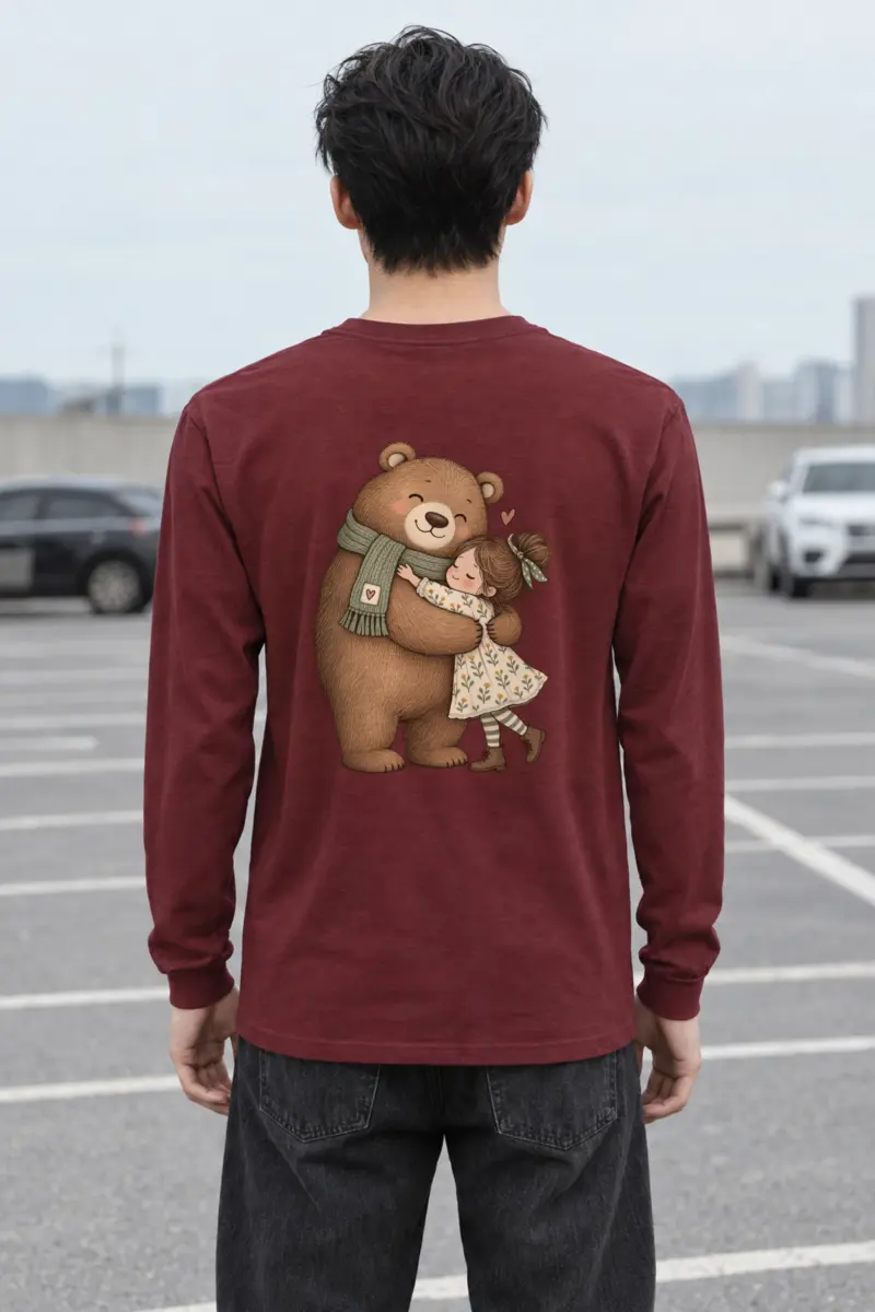 "Warm Bear Hug" Unisex Longsleeve T-shirt
