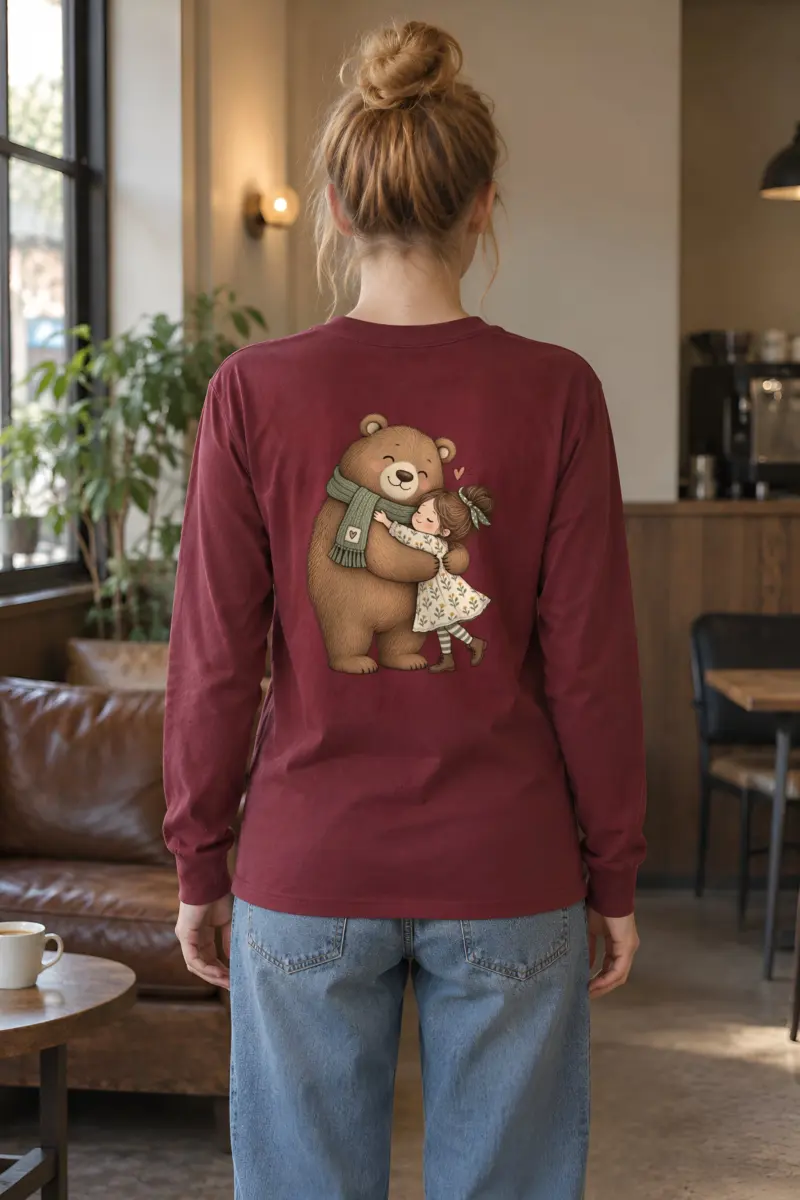"Warm Bear Hug" Unisex Longsleeve T-shirt