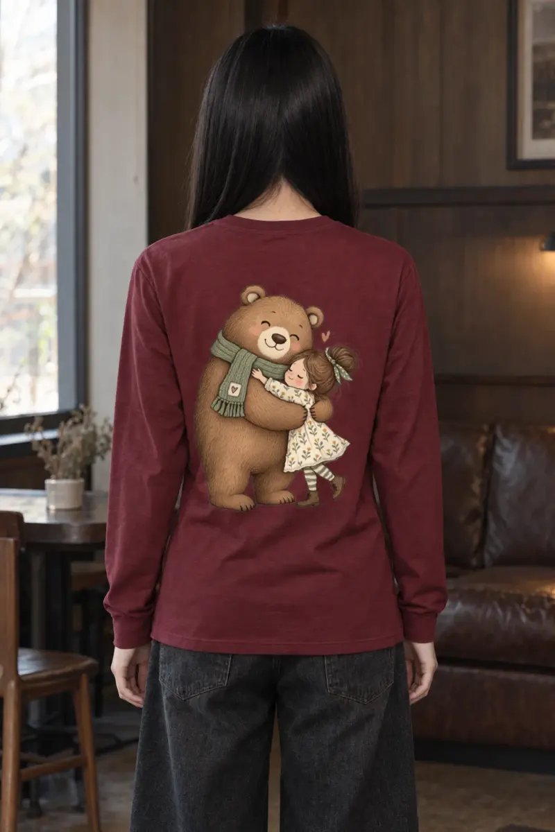 "Warm Bear Hug" Unisex Longsleeve T-shirt