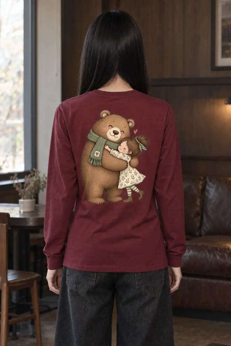 "Warm Bear Hug" Unisex Longsleeve T-shirt