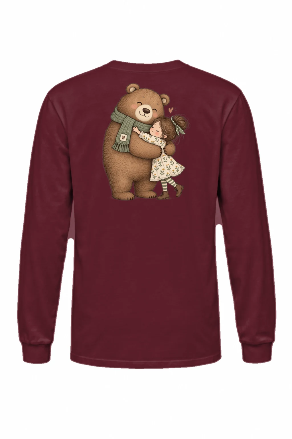 "Warm Bear Hug" Unisex Longsleeve T-shirt | Gildan 2400