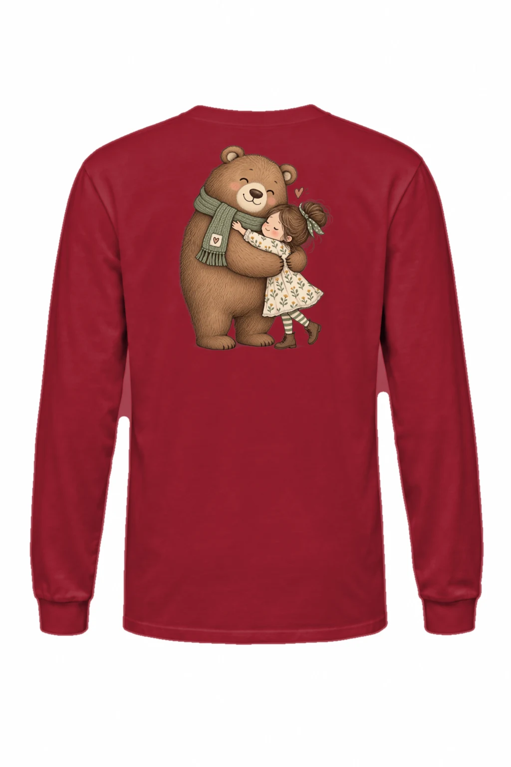 "Warm Bear Hug" Unisex Longsleeve T-shirt | Gildan 2400